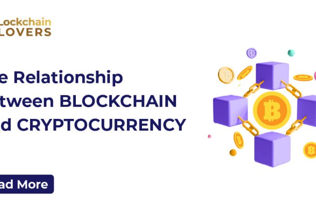 The relationship between blockchain and cryptocurrency